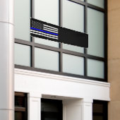 Die Dekoration der amerikanischen Flagge der Thin Banner (Äußeres Gebäude)