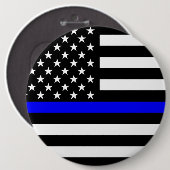 Die Dekoration der amerikanischen Flagge der Thin  Button (Vorne & Hinten)