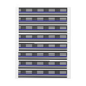 Die Dekoration der amerikanischen Flagge der Thin Rundum-Adressaufkleber (Bogen)