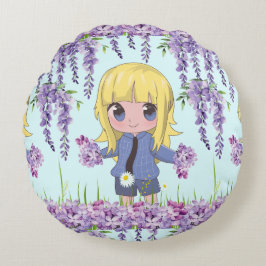 Die Dekoration der Desserts Rundes Kissen