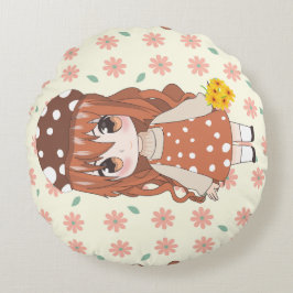 Die Dekoration der Desserts Rundes Kissen