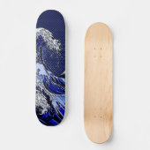 Die Dekoration der großen Hokusai-Wave-Chromfaser Skateboard (Vorderseite)