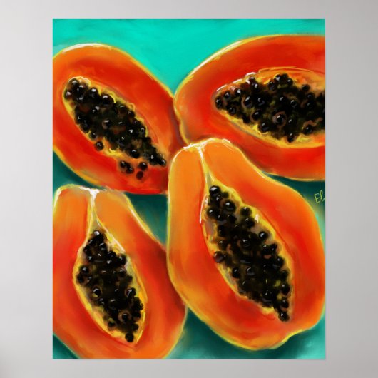 Die Dekoration der Poster-Wand von Papaya Fine Art (Vorne)