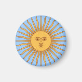 Die Dekoration der Sun-Symbole Magnet (Vorne)
