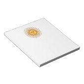 Die Dekoration der Sun-Symbole Notizblock (angewinkelt)