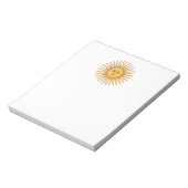 Die Dekoration der Sun-Symbole Notizblock (Rotiert)