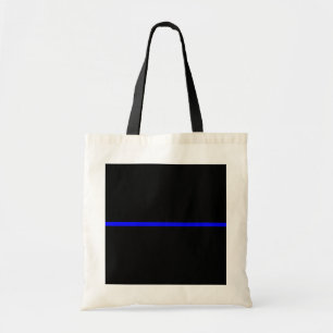 Die Dekoration der symbolträchtigen Thin Blue Lin Tragetasche