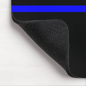 Die Dekoration der symbolträchtigen Thin Blue Line Mousepad (Ecke)