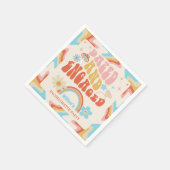 Die Dekoration des Junggeselinnen-Abschieds ist Ve Serviette (Ecke)