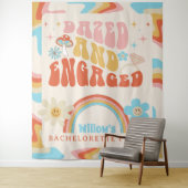 Die Dekoration des Junggeselinnen-Abschieds ist Ve Wandteppich (Beispiel)