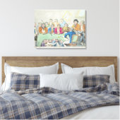 Die Delegierten im Rat oder Bettler auf dem Pferd Leinwanddruck (Insitu (Schlafzimmer))