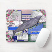 Die Delphinmousepad gerettet Mousepad (Mit Mouse)