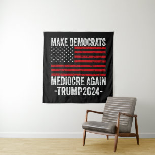DIE DEMOKRATEN WIEDER MITTELN, TRUMP 2024 WANDTEPPICH