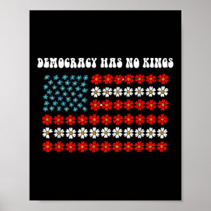 Die Demokratie hat nichts von Amerikas Flaggendesi Poster