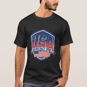 Die Demokratie wählt jetzt Kamala Harris 2024 Demo T-Shirt