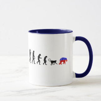 Die demokratische Theorie des Verlaufs Tasse