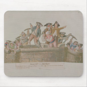 Die Demolierung der Bastille, im Juli 1789 Mousepad