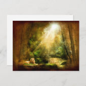 Die Demut des Königs Postkarte (Vorne/Hinten)