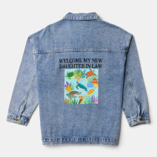 Die Denim Jacket der personalisierten Schwiegertoc Jeansjacke