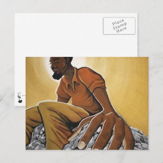 Die denkende Postkarte (Vorne/Hinten)