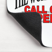 Die Der Anruf-Mitte-Aufsichtskraft der Welt Mousepad (Ecke)