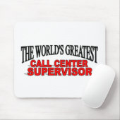 Die Der Anruf-Mitte-Aufsichtskraft der Welt Mousepad (Mit Mouse)