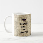 Die, der man gehorchen muss kaffeetasse (Links)