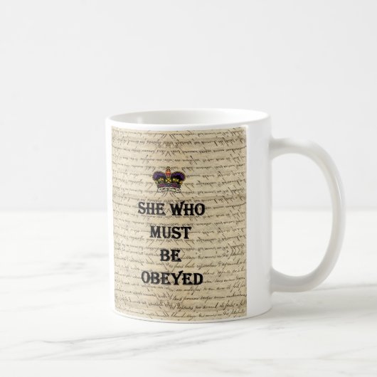 Die, der man gehorchen muss kaffeetasse (Rechts)