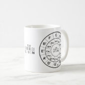 Die der Produzent-Gewerkschafts-"Kreis Fünftel" Kaffeetasse (VorderseiteRechts)