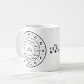 Die der Produzent-Gewerkschafts-"Kreis Fünftel" Kaffeetasse (Vorderseite Links)