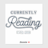 Die derzeit lesende Auto- oder Laptop-Decke Aufkleber (Blatt)
