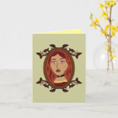 Die Des Bowyers Tochter Notecards Karte (Gelbe Blume)