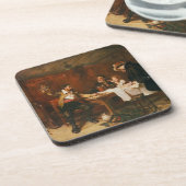 Die des Buccaneers Geschichte (Öl auf Leinwand) Getränkeuntersetzer (Linke Seite)