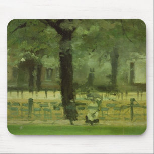Die des Ladys Meile, Kensington arbeitet im Garten Mousepad