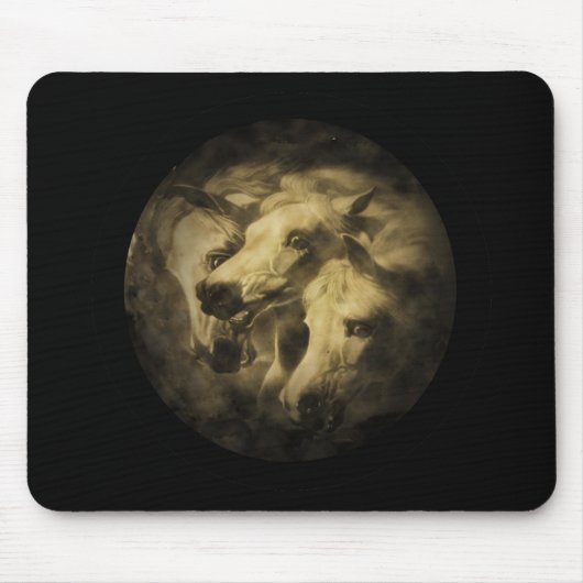 Die Des Pharoahs Pferde Mousepad (Vorne)