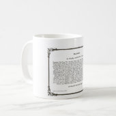 Die Desiderata-Gedicht-Kaffee Mug=Daily Kaffeetasse (Vorderseite Links)