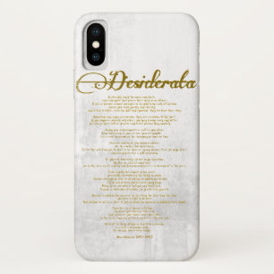 Die Desiderata "Wünsche" Case-Mate iPhone Hülle
