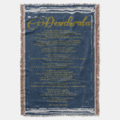 Die Desiderata "Wünsche" Decke (Vorderseite Vertikal)