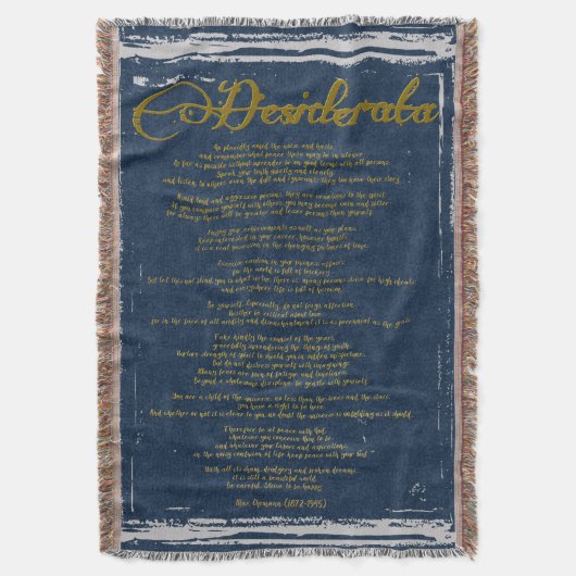 Die Desiderata "Wünsche" Decke (Vorderseite Vertikal)