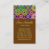 Die Designer ÄNDERUNGS-FARBwahl ~ Visitenkarte (Rückseite)