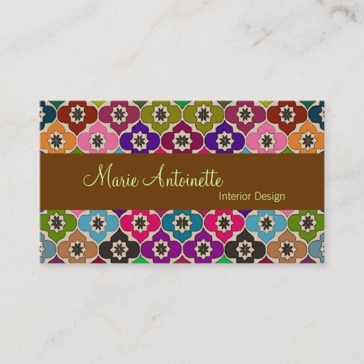 Die Designer ÄNDERUNGS-FARBwahl ~ Visitenkarte (Vorderseite)