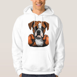 Die Designer-Kunst von BoxerLoveK9 Hoodie