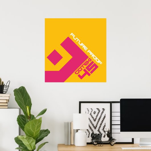 Die Designerrepublik Goteki 45 Künftiger Beweis Poster (Heimbüro)