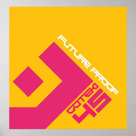 Die Designerrepublik Goteki 45 Künftiger Beweis Poster (Vorne)