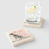 Die Deutsche Dogge - der Apoll unter den Hunderass Steinuntersetzer (Seitenansicht)