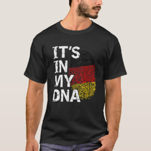 Die deutsche Flagge ist in meinen deutschen DNS-Wu T-Shirt