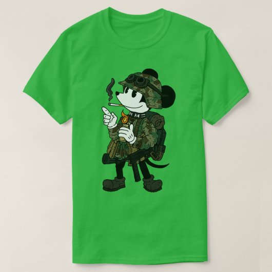 Die deutsche Maus ww2 Cartoon T-Shirt (Design vorne)