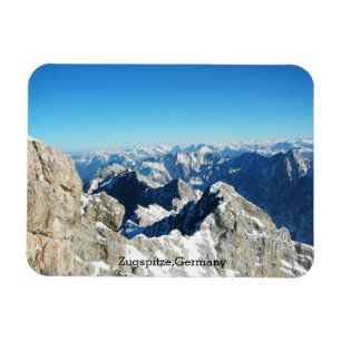 Die deutschen Alpen, Zugspitze, Deutschland Magnet