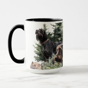 Die deutschen Drahthaar-Zeiger, Kunst Tasse
