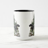 Die deutschen Drahthaar-Zeiger, Kunst Tasse (Zentrum)